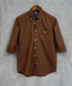 Premium Solid Oxford Cotton Shirt | Solid Shirt | Shirtology Bangladesh
