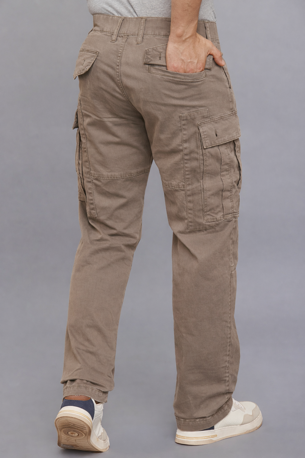 MOSS COMFORT STRAIGHT FIT STRETCH CARGO PANTS RJCP1366-moss | Shirtology Bangladesh