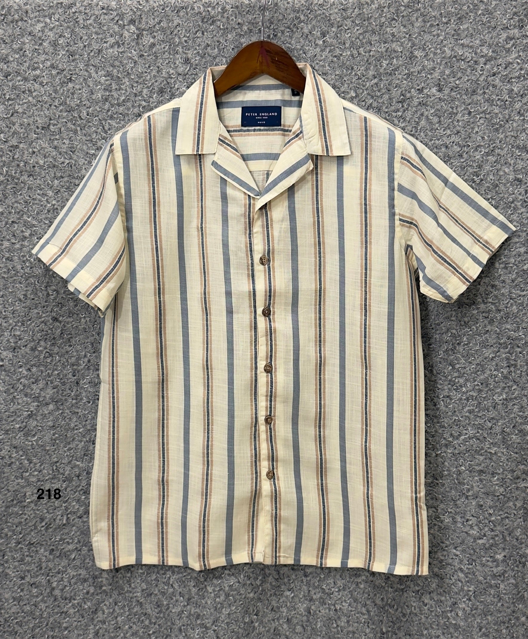 Premium Cuban Collar Relaxed Fit Shirt PECC 218