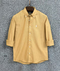 Luxury Linen Blend Solid Shirt with Cane Collar RLS 312