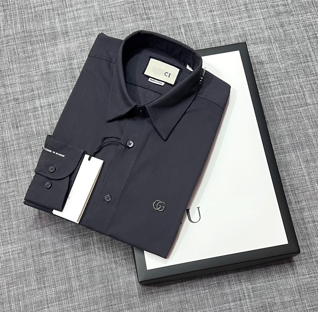 GCS Premium Solid Shirt Charcoal