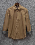 Luxury Solid Shirt LVS Biscuits