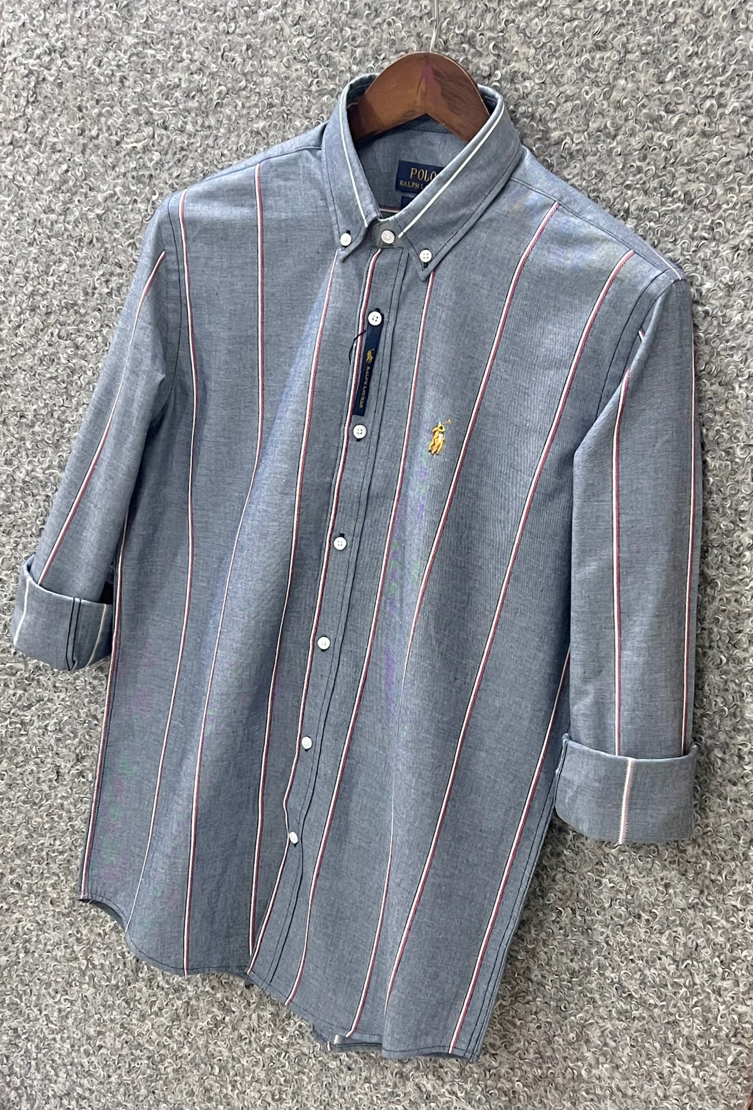 Premium Stripe Full Sleeve Shirt | Stripe Shirt | Shirtology Bangladesh