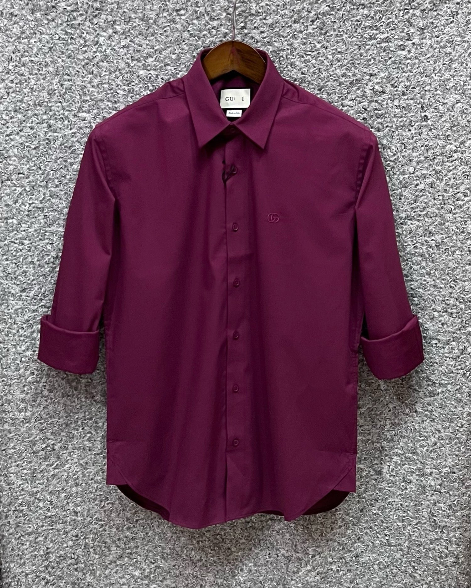 GCS Premium Solid Shirt Maroon