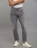 Grey 5 Pocket Low-Rise Ankle Length Stretch Jeans RJ6279 | Denim pant | Shirtology Bangladesh