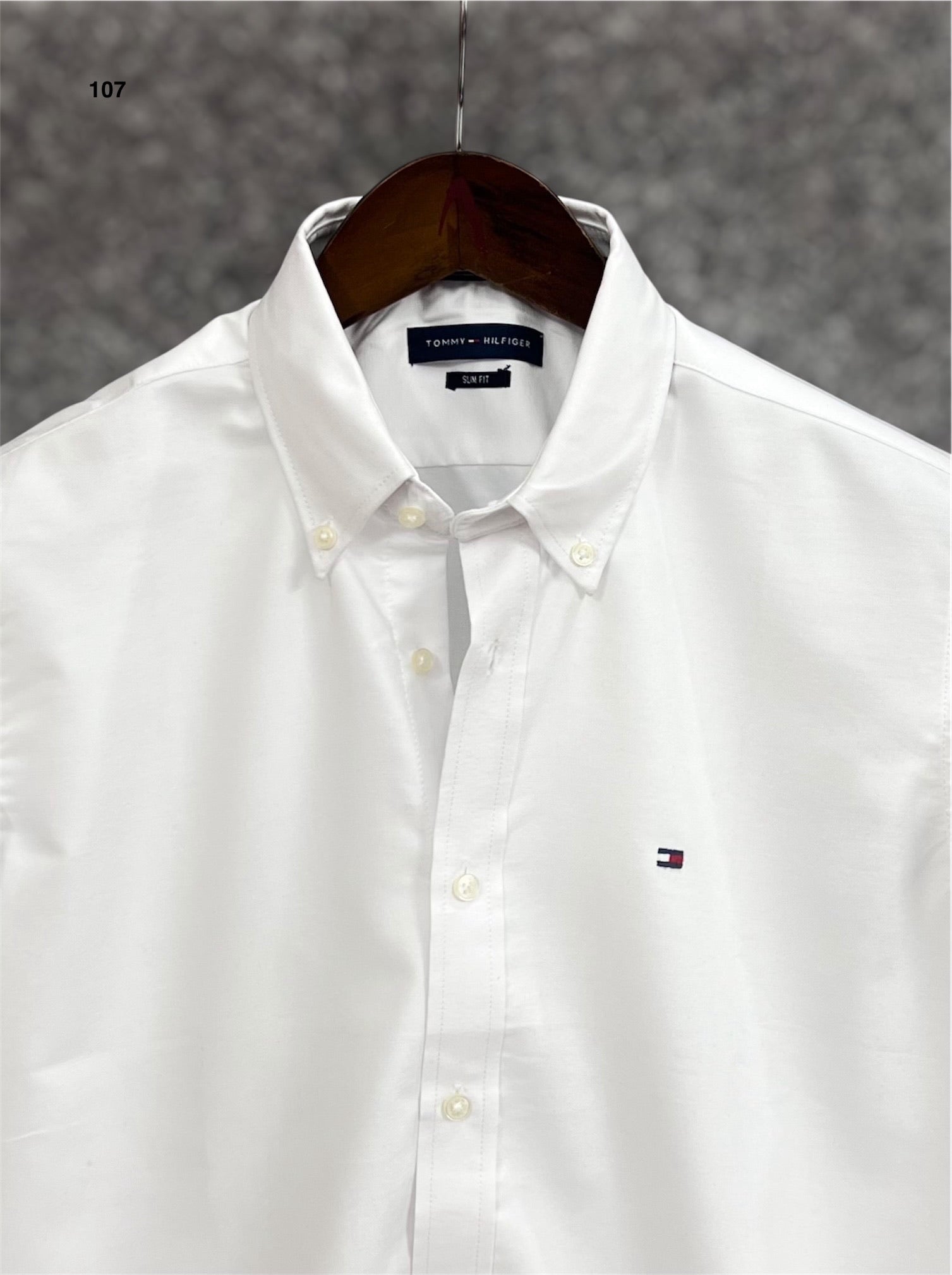 TMS Signature Solid Cotton Shirt 107