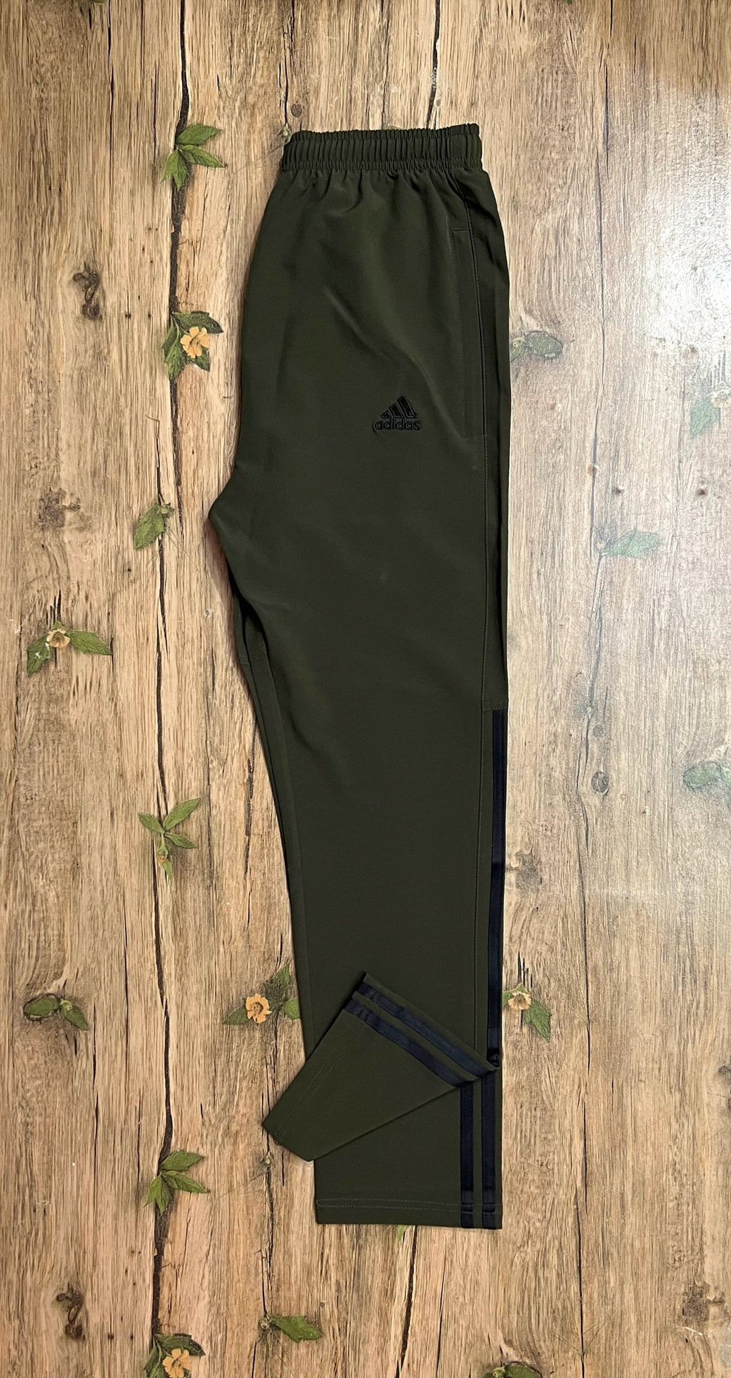 Performance Three-Stripe Half Style Track Pants olive Black | Trackpant | Shirtology Bangladesh
