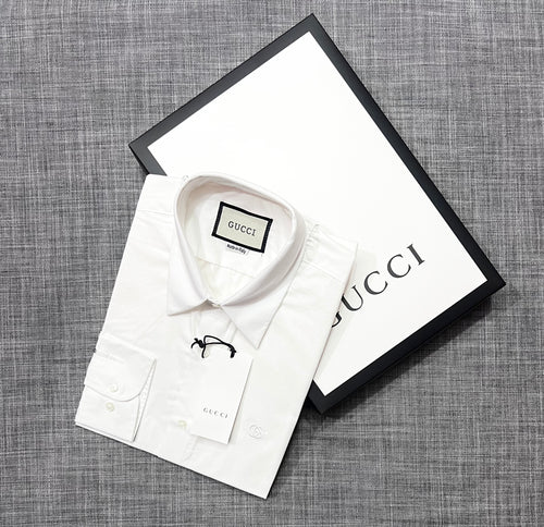 GCS Premium Solid Shirt White | Shirtology Bangladesh