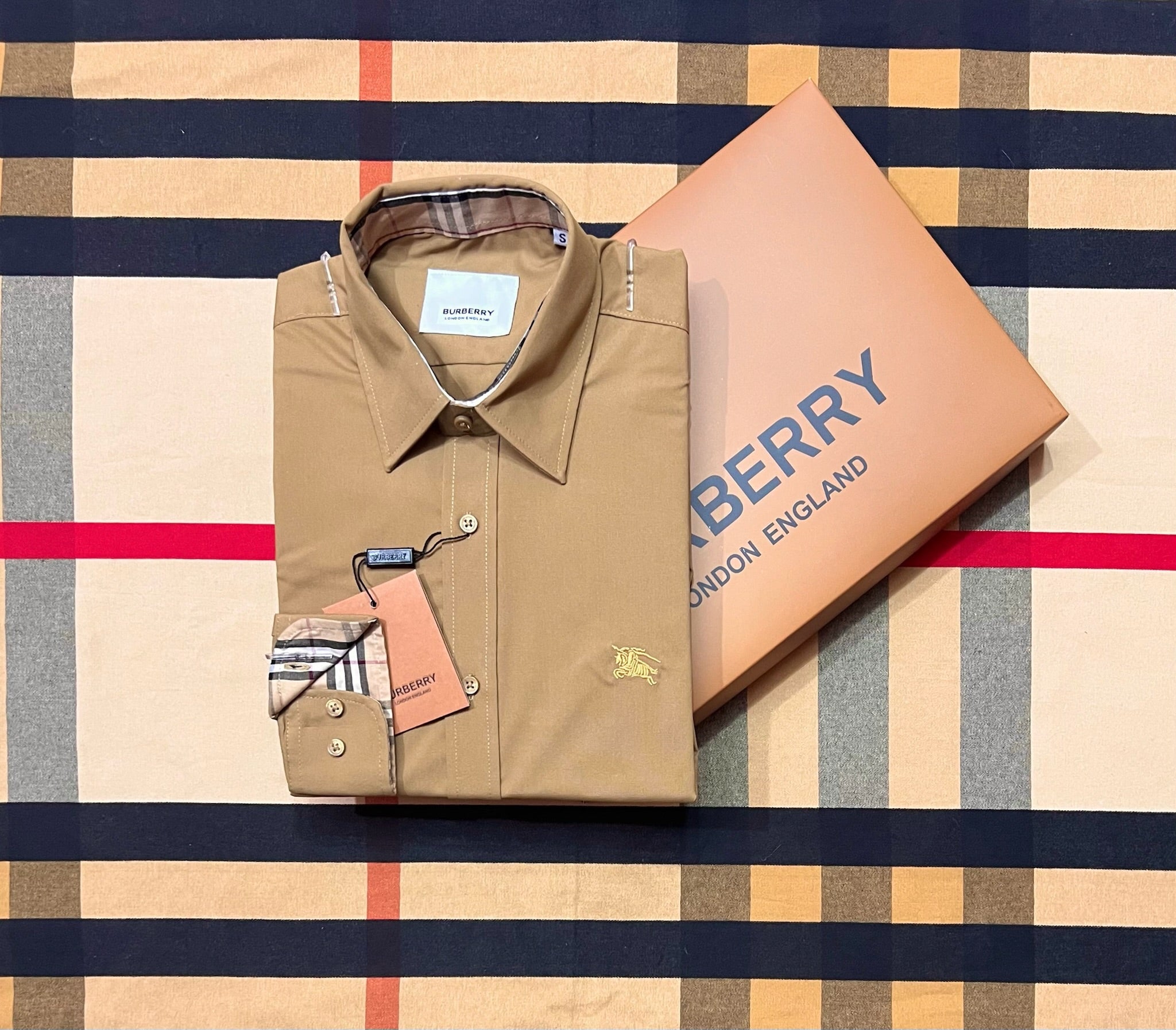 Signature Solid Shirt BRS Biscuit 34 | Shirtology Bangladesh