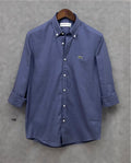 Premium Solid Oxford Cotton Shirt Ash | Solid Shirt | Shirtology Bangladesh