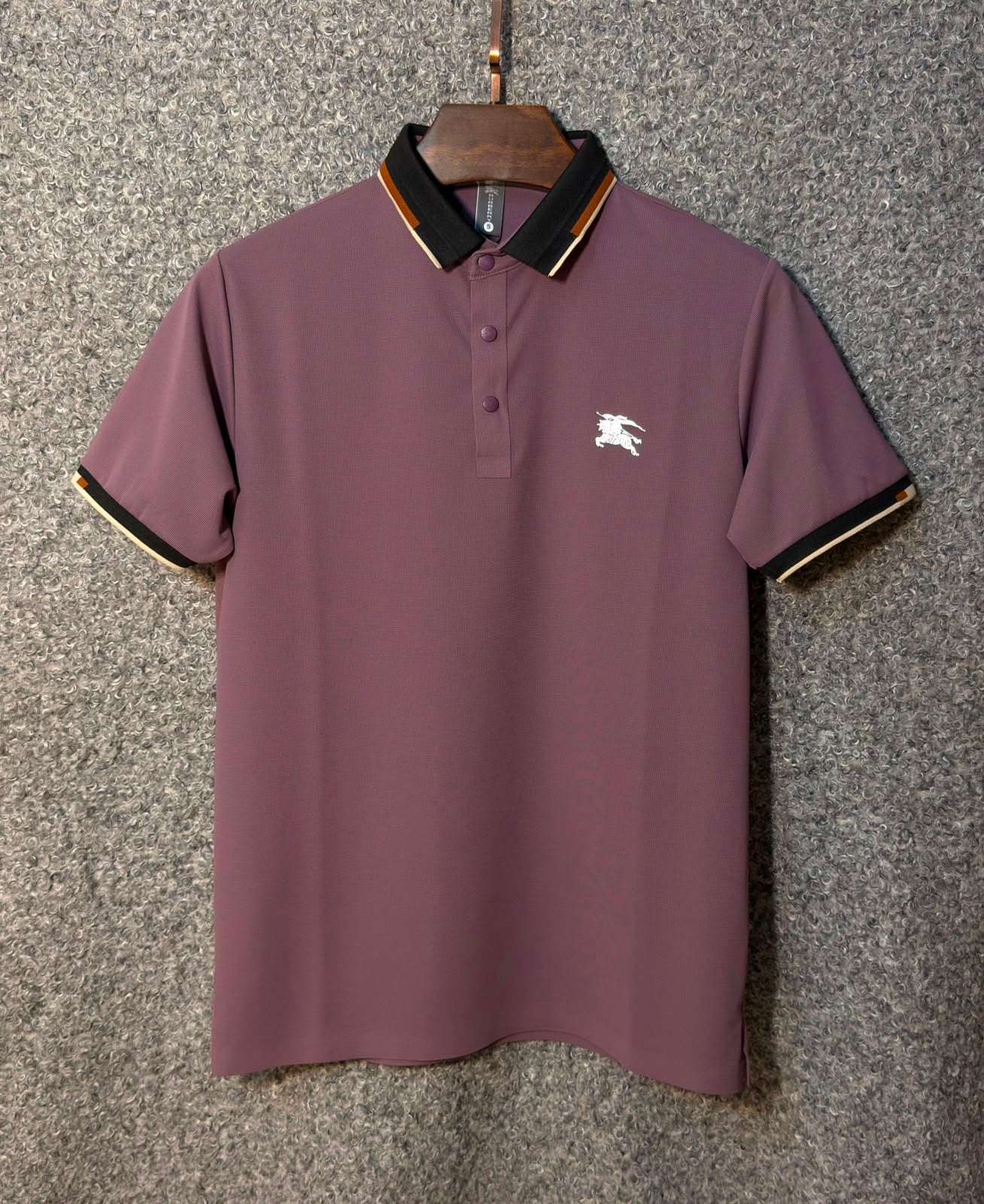 Premium Peach Luxury Finish Polo Tshirt BRPL Light Purple