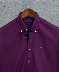TMS Signature Solid Cotton Shirt 106
