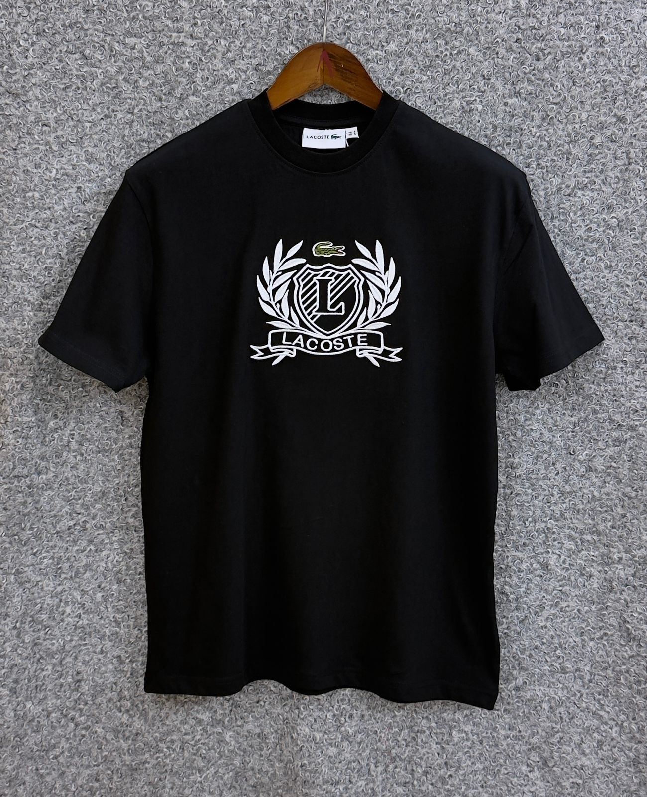 Premium Big Embroidery Tshirt LKSBET Black | Shirtology Bangladesh