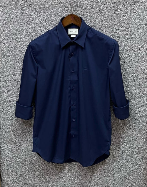 GCS Premium Solid Shirt Navy | Shirtology Bangladesh