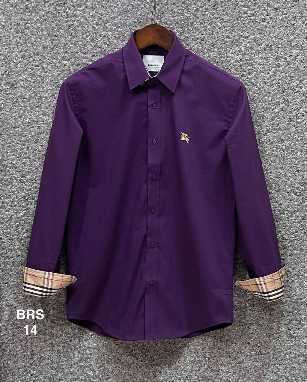 Signature Solid Shirt BRS purple 14 | Shirtology Bangladesh