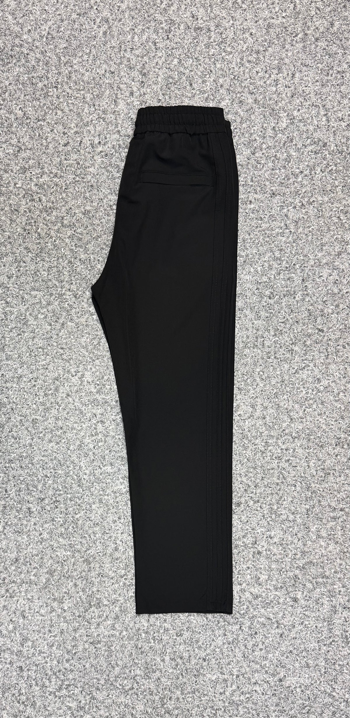 Premium Matching Three Stripe Full Athletic Track Pant Black ADTKPT