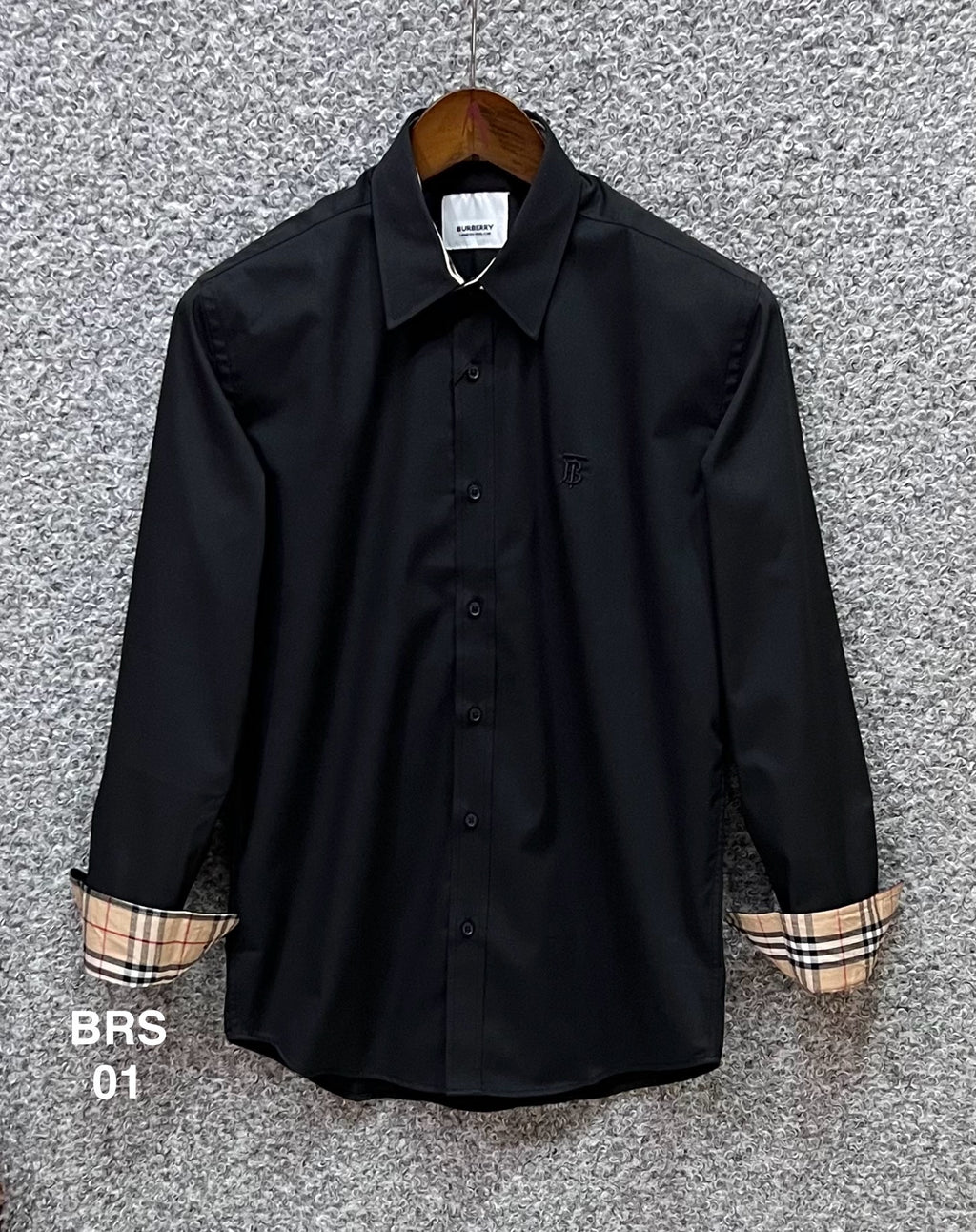 Signature Solid Shirt BRS BT Black 01