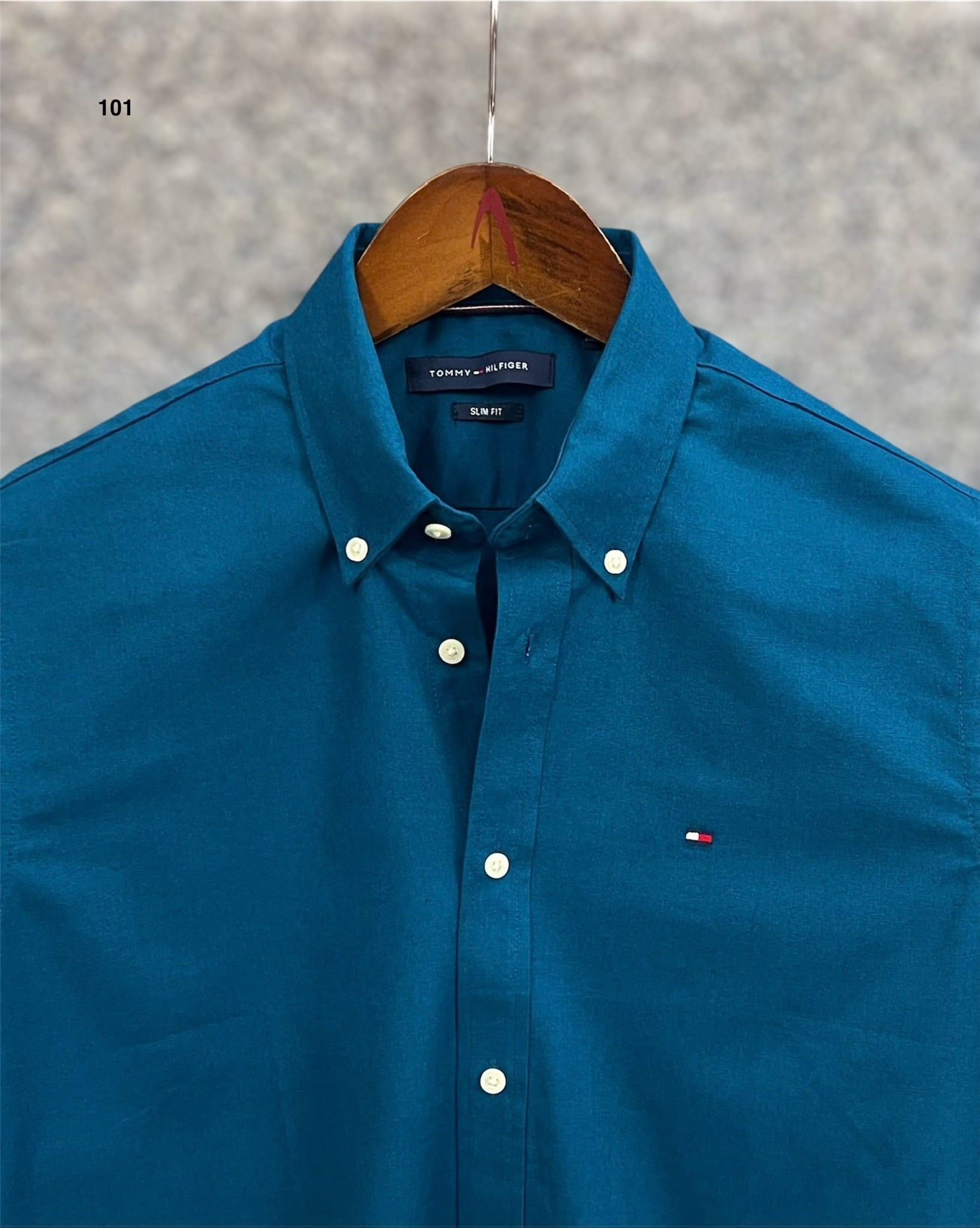 TMS Signature Solid Cotton Shirt 101
