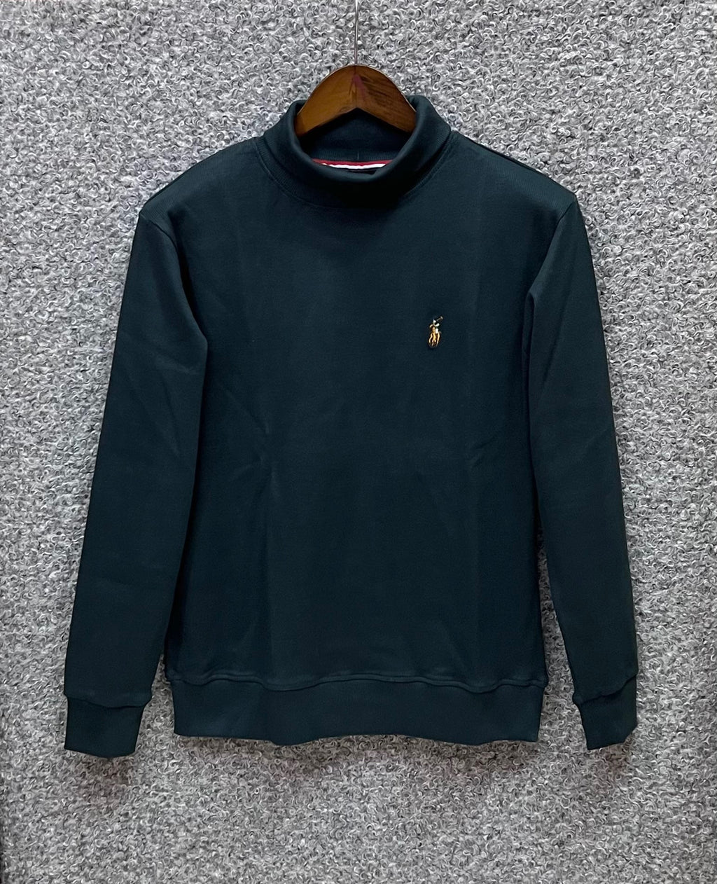 Luxury Winterwear High-GSM Turtleneck Green 02