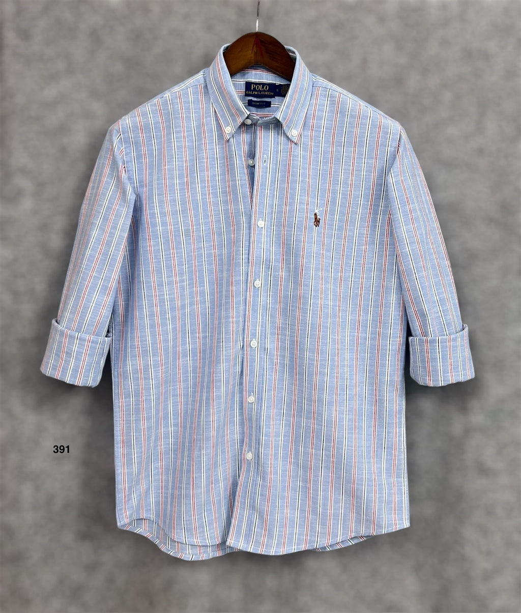 Premium Stripe Full Sleeve Shirt | Stripe Shirt | Shirtology Bangladesh
