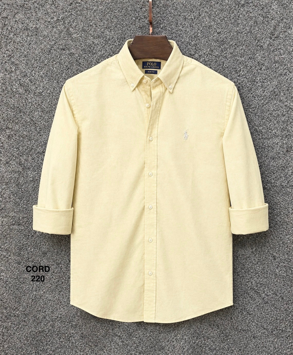 Elite Corduroy Button-Down Shirt Cord 220
