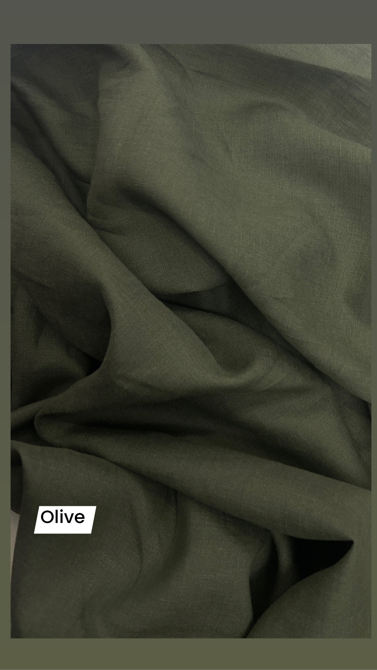 Olive linen