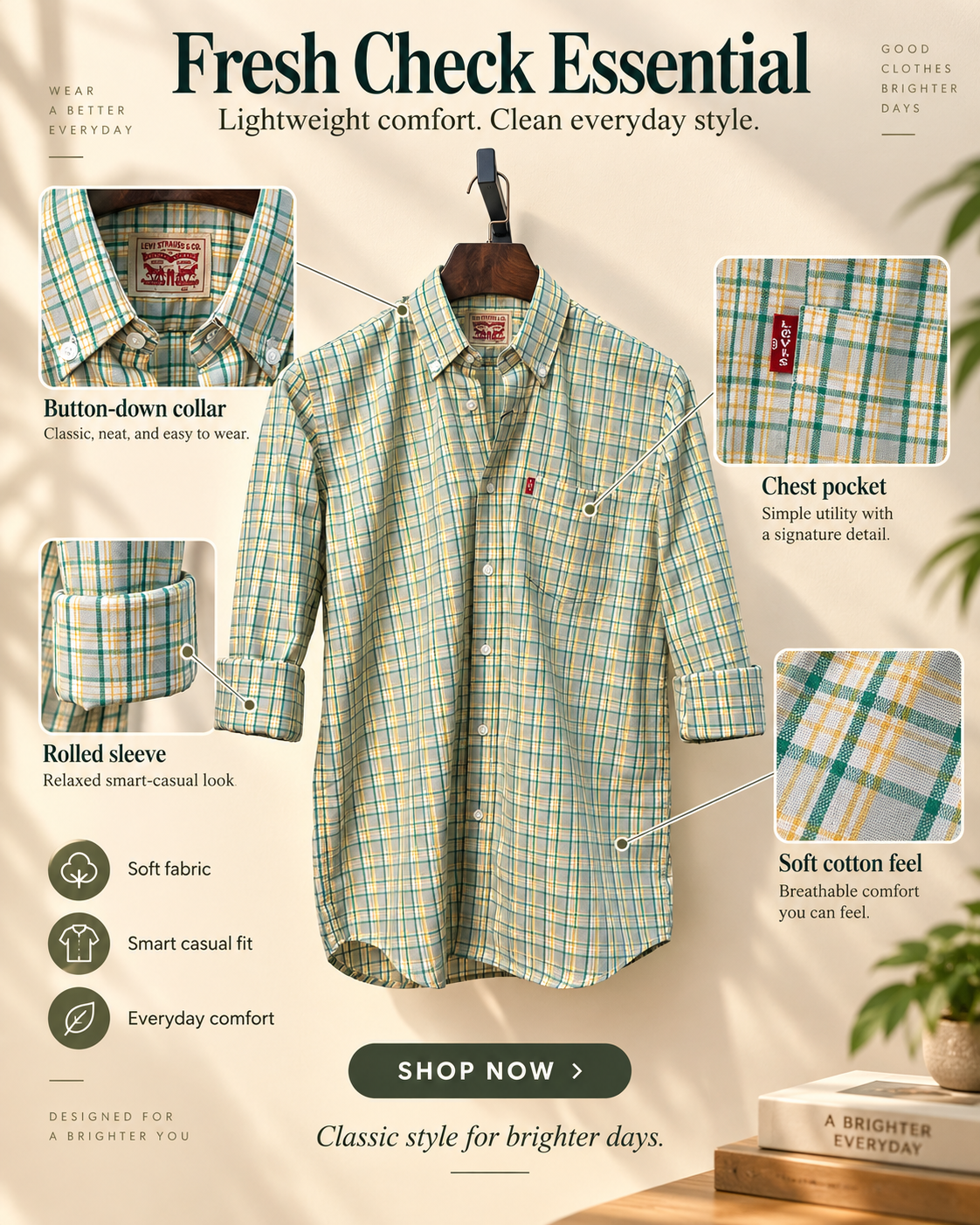 Premium Check Shirt LVCC 223