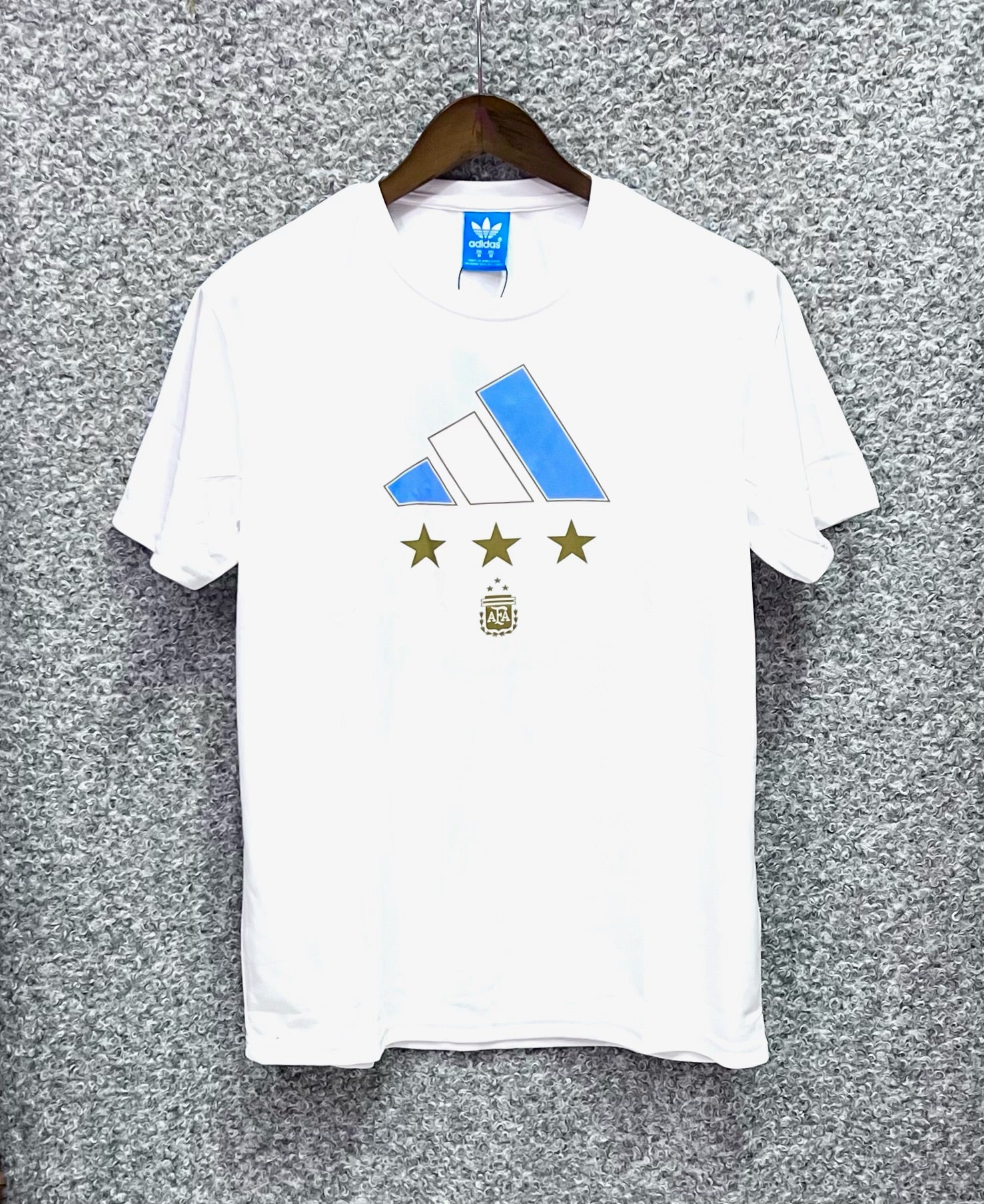 premium ARG print jersey tshirt ARGJ White