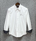 Luxury Solid Shirt LVS White