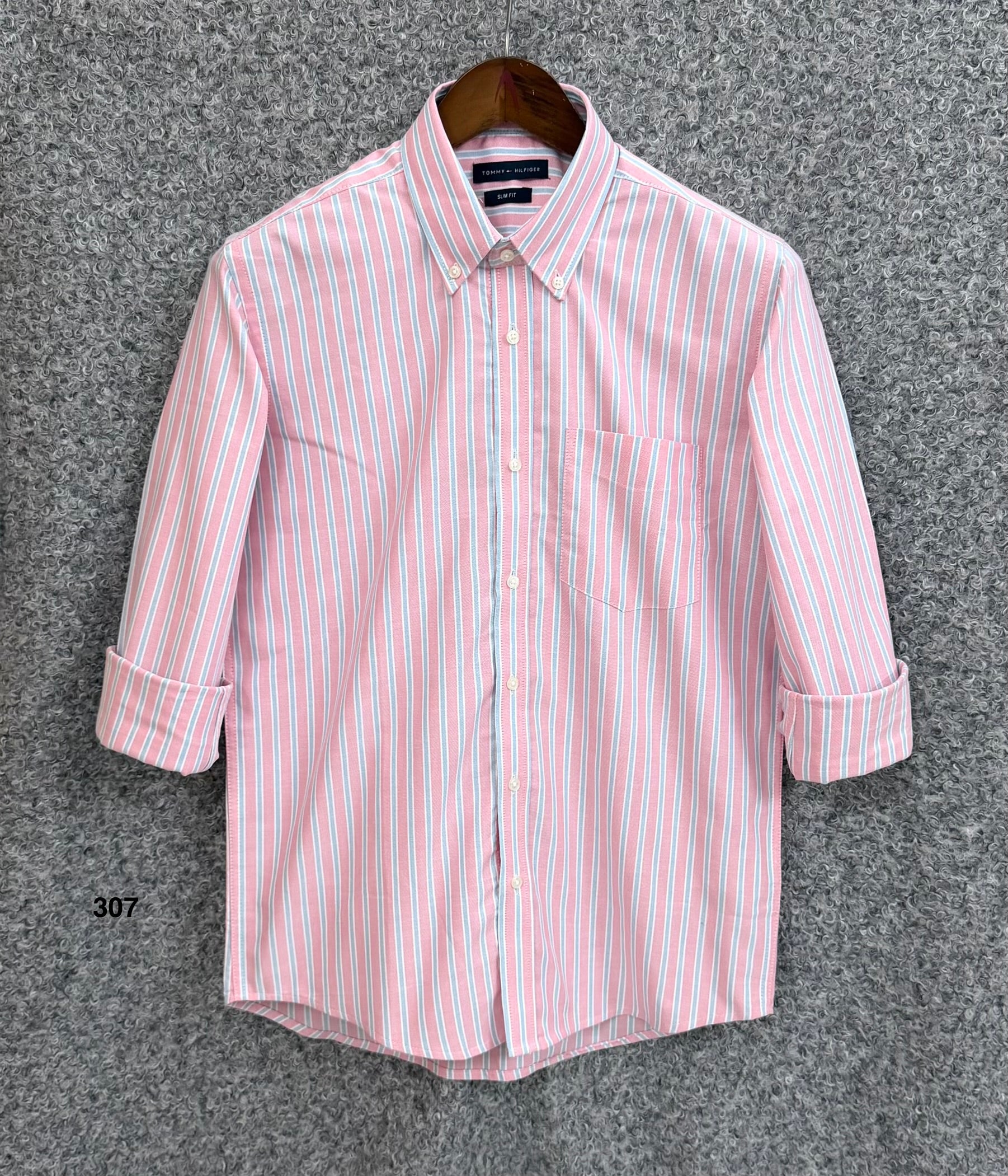 Premium Stripe Full Sleeve Shirt With Pocket | Stripe Shirt | Shirtology Bangladesh