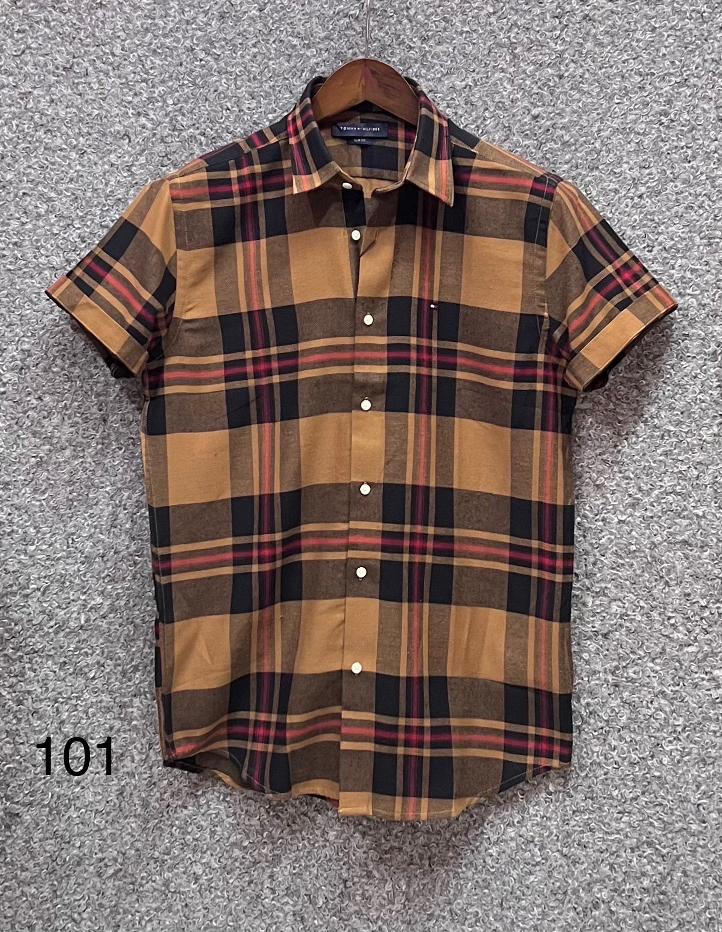 Premium Short Sleeve Check Shirt | Shirtology Bangladesh