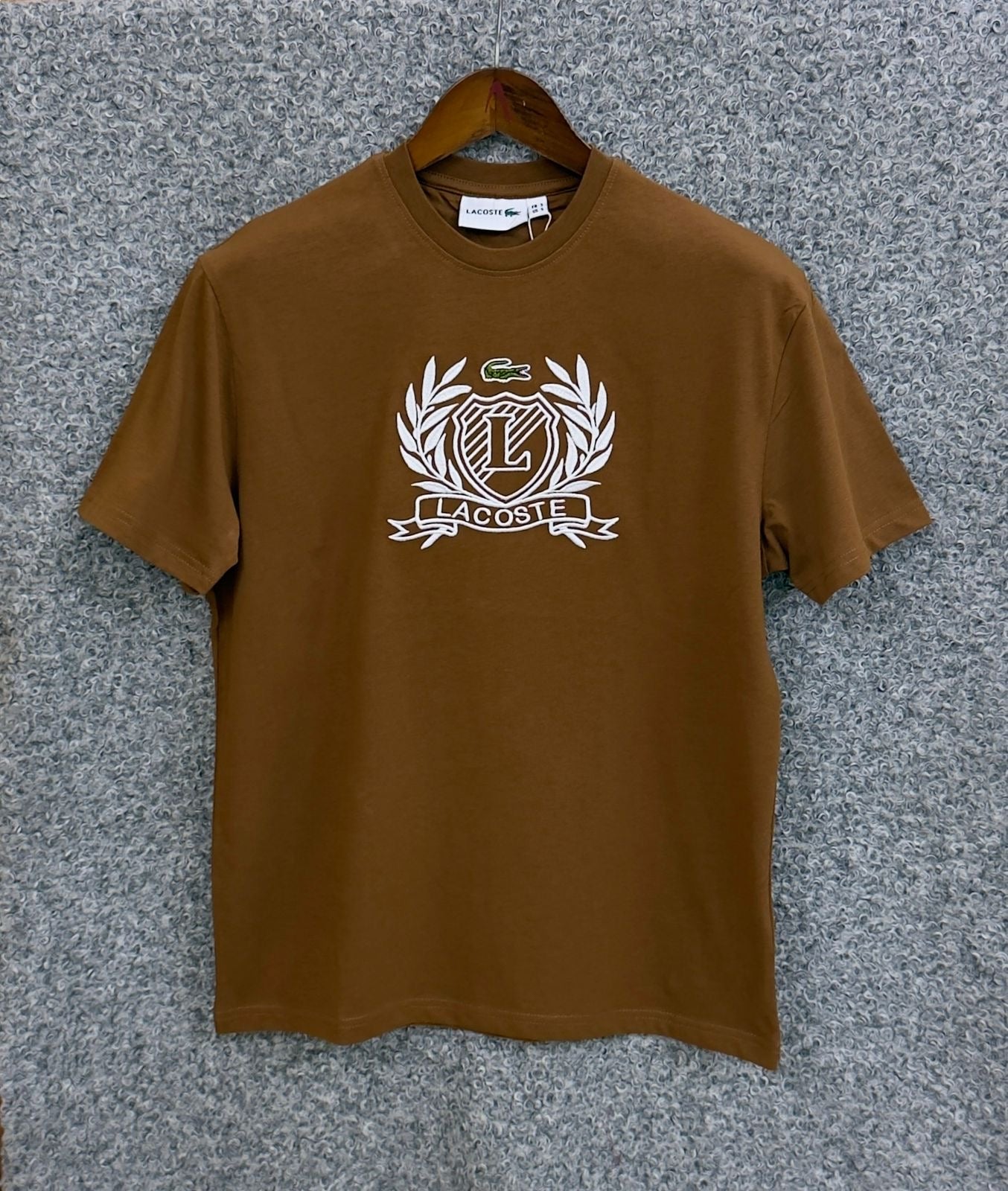 Premium Big Embroidery Tshirt LKSBET Khaki | Shirtology Bangladesh