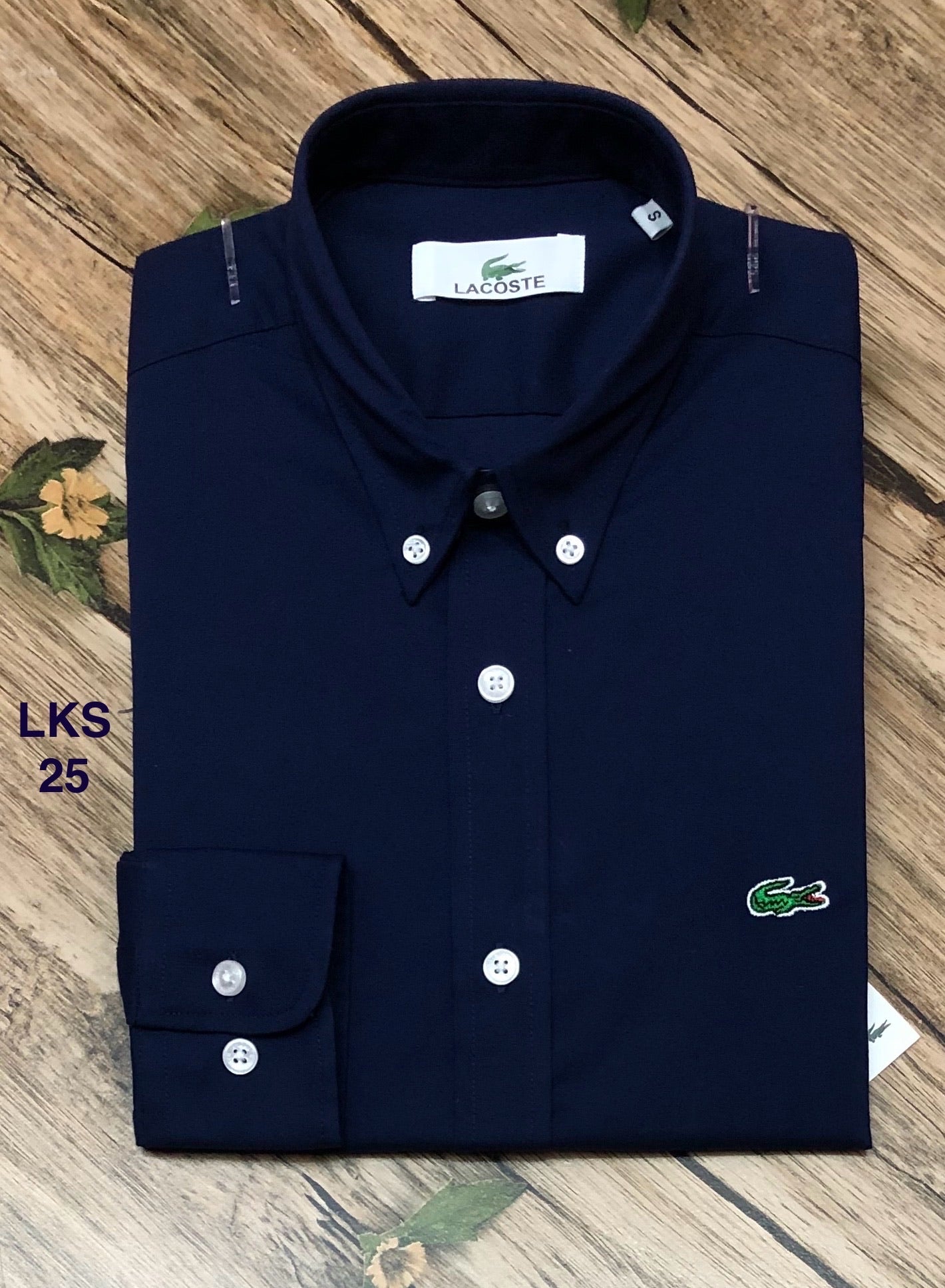 Premium Solid streatch Cotton Shirt LKS Navy 25 | Solid Shirt | Shirtology Bangladesh