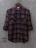 Premium Double Pocket Check Shirt LVCD 118