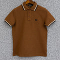 Premium Ultra Heavyweight Luxury Finish Polo Tshirt FPPL Khaki (New)