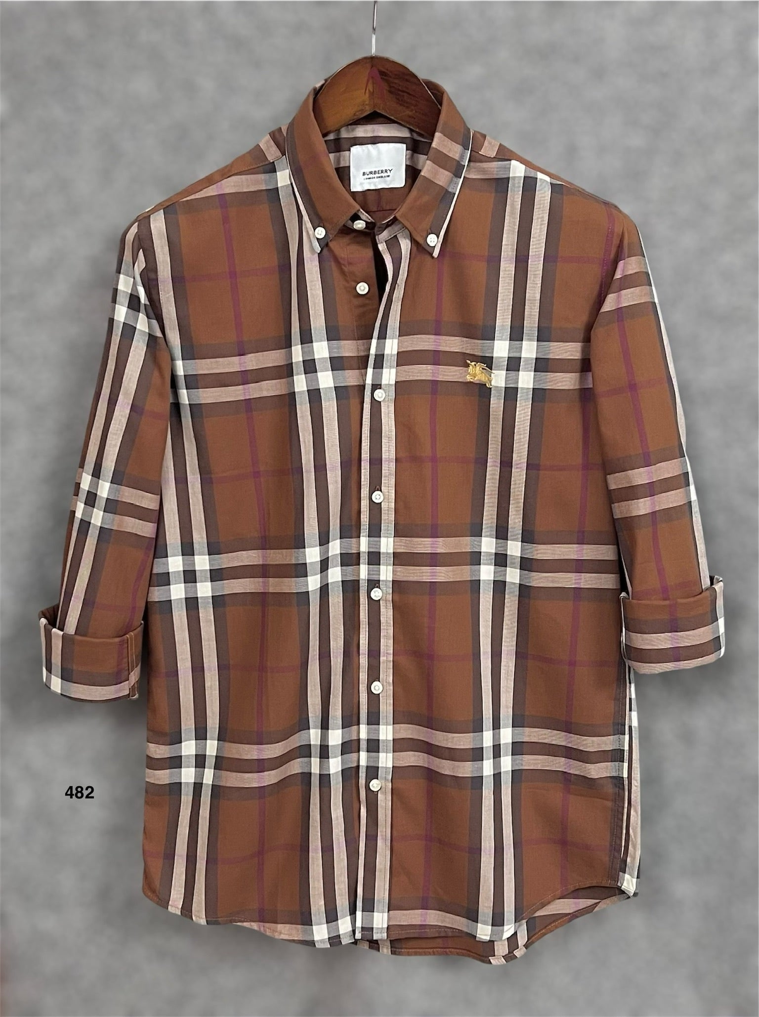 Signature Check Shirt BRC Premium with box 482