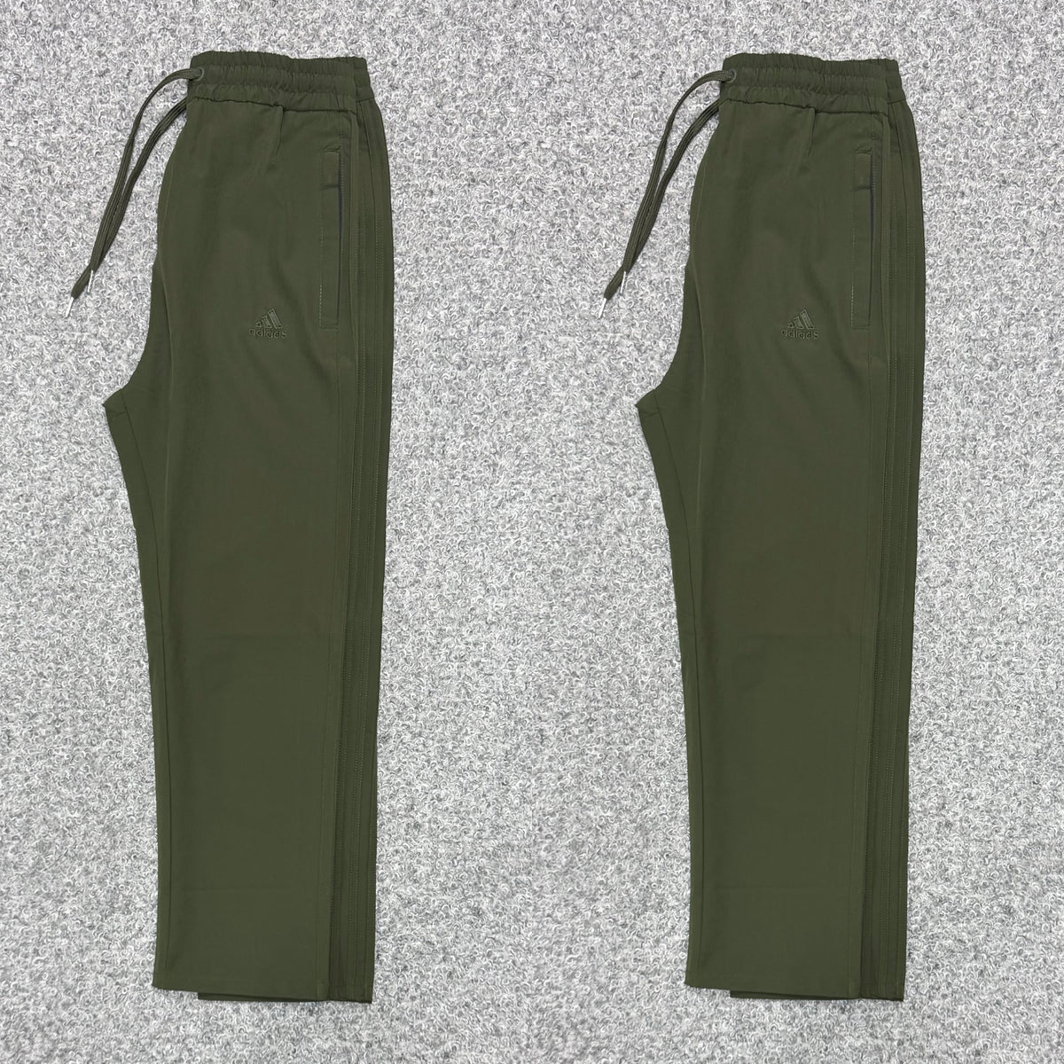Premium Matching Three Stripe Full Athletic Track Pant Olive ADTKPT