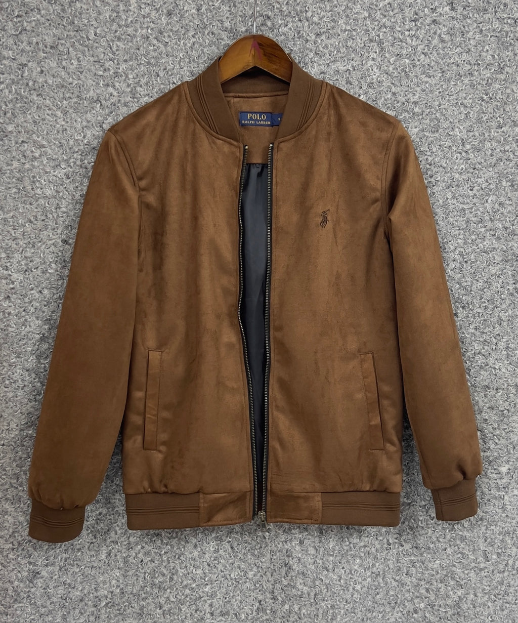 Premium Soft-Touch Suede Finish Jacket coffee