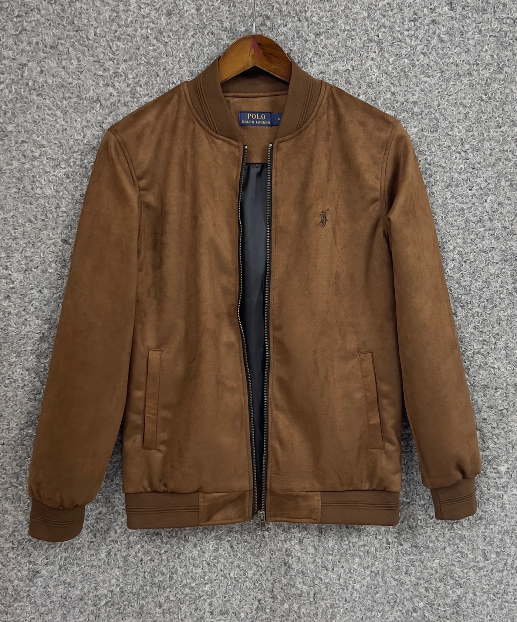 Premium Soft-Touch Suede Finish Jacket coffee