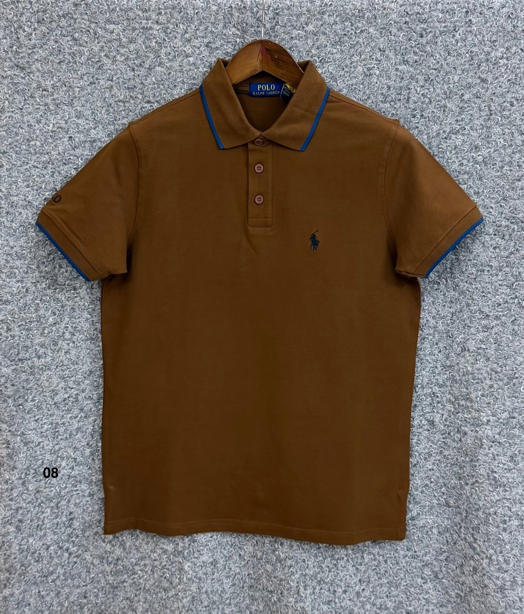Classic Sophisticated Polo TShirt RLTP Khaki 08