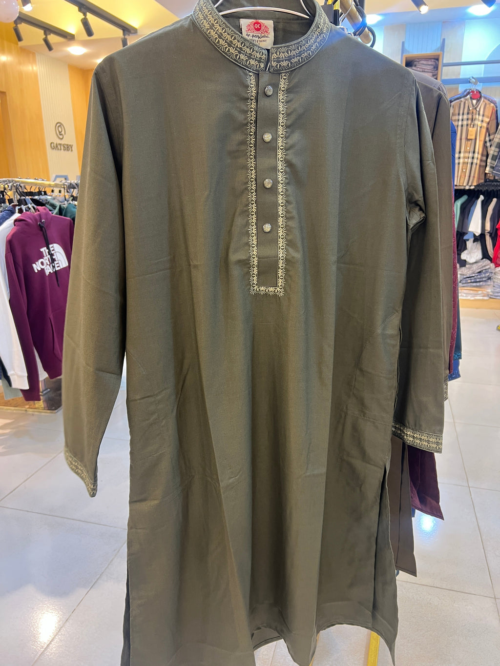 Premium Luxury Embroidered Panjabi with Embroidered Cuffs 470