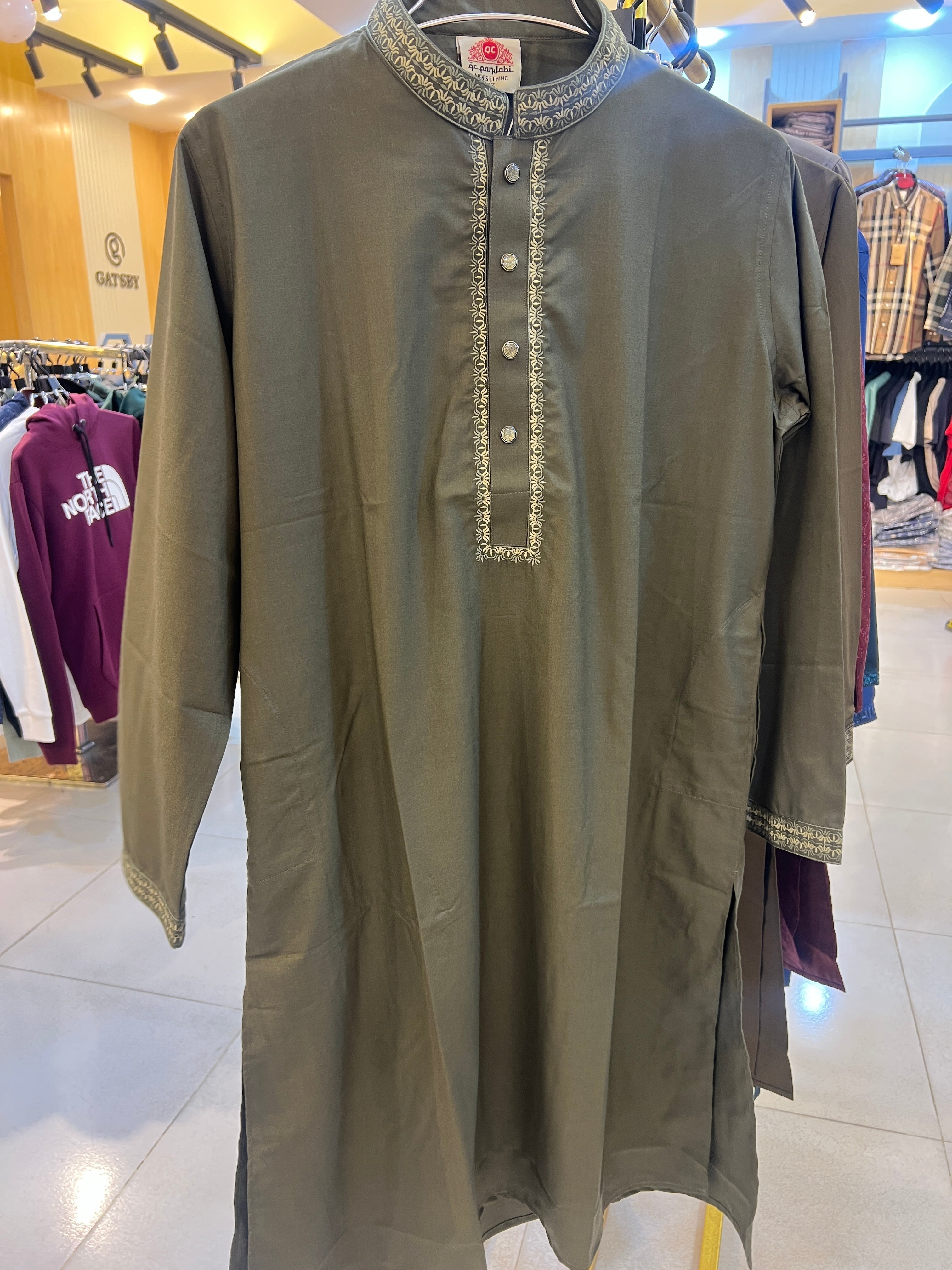 Premium Luxury Embroidered Panjabi with Embroidered Cuffs 470