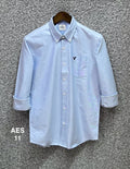 Premium Solid Oxford Cotton Shirt Sky | Solid Shirt | Shirtology Bangladesh