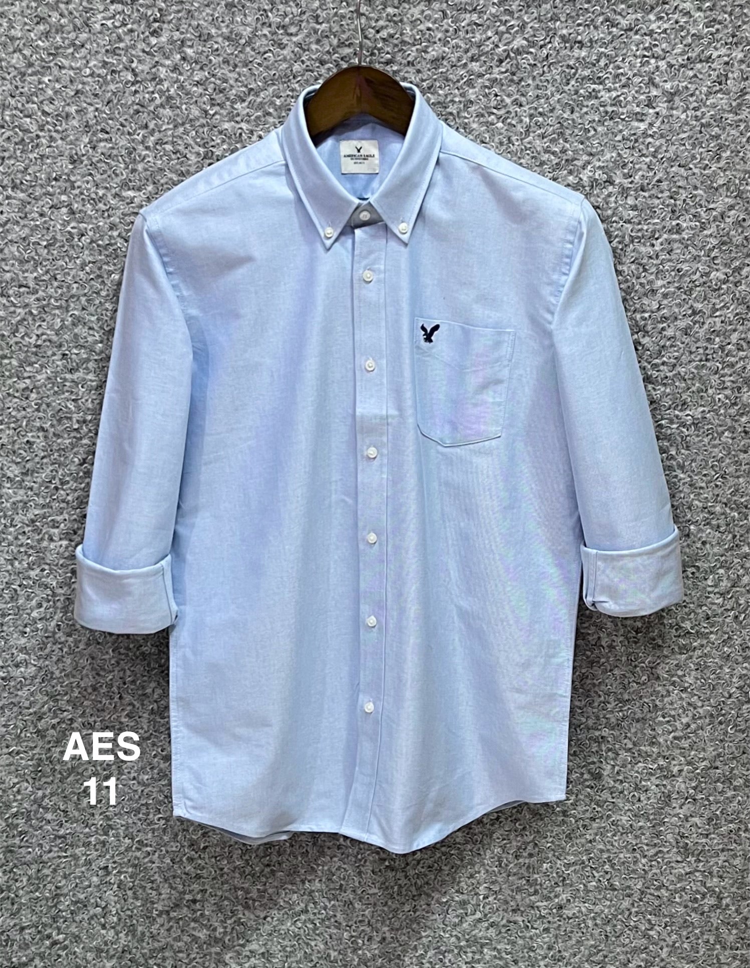 Premium Solid Oxford Cotton Shirt Sky | Solid Shirt | Shirtology Bangladesh