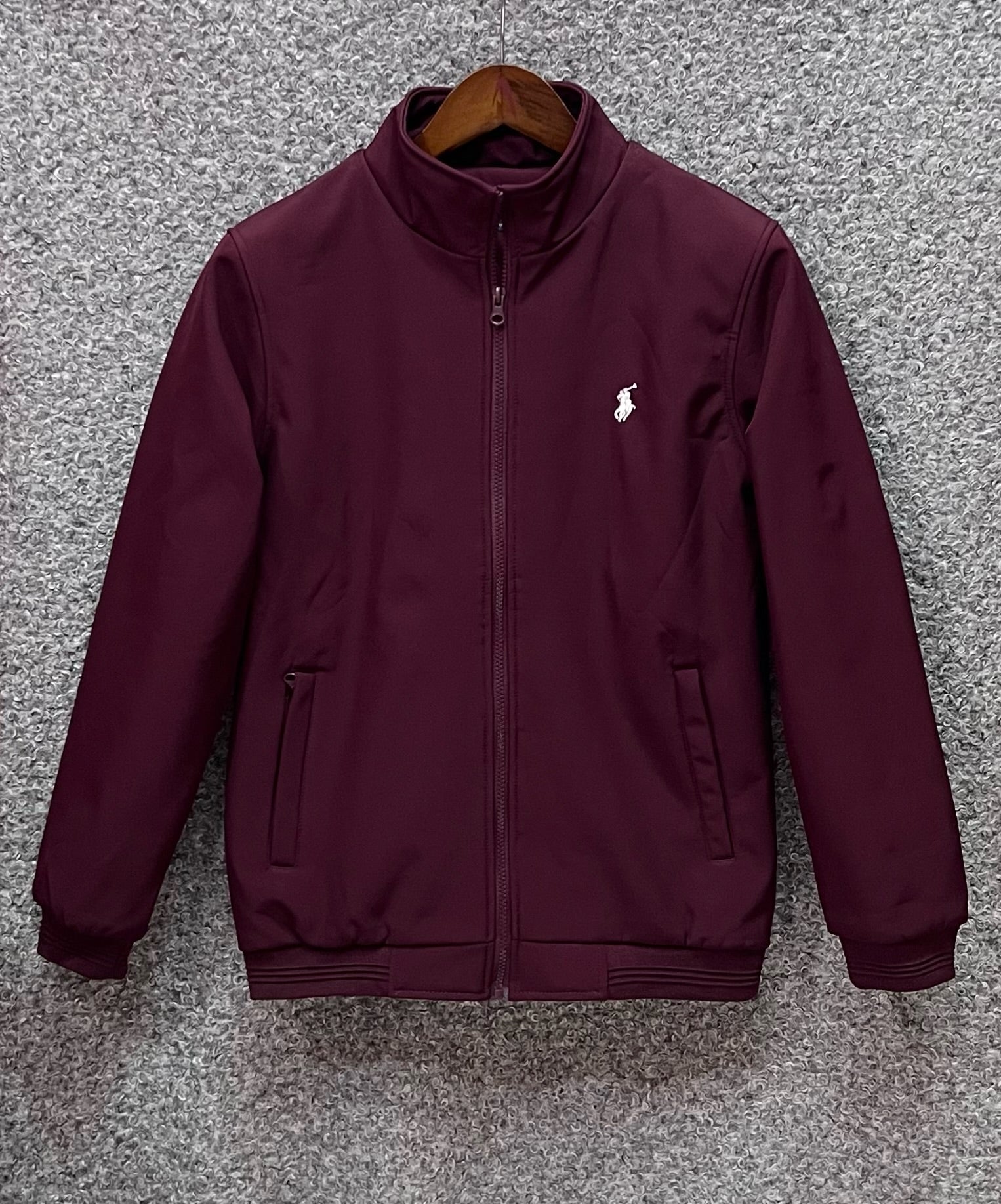 Premium Heavy Winter Jacket with Removable Hoody Maroon