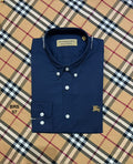 Signature Solid Shirt BRS without contract down button Navy 57 | Shirtology Bangladesh