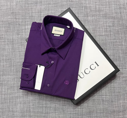 GCS Premium Solid Shirt Purple | Shirtology Bangladesh