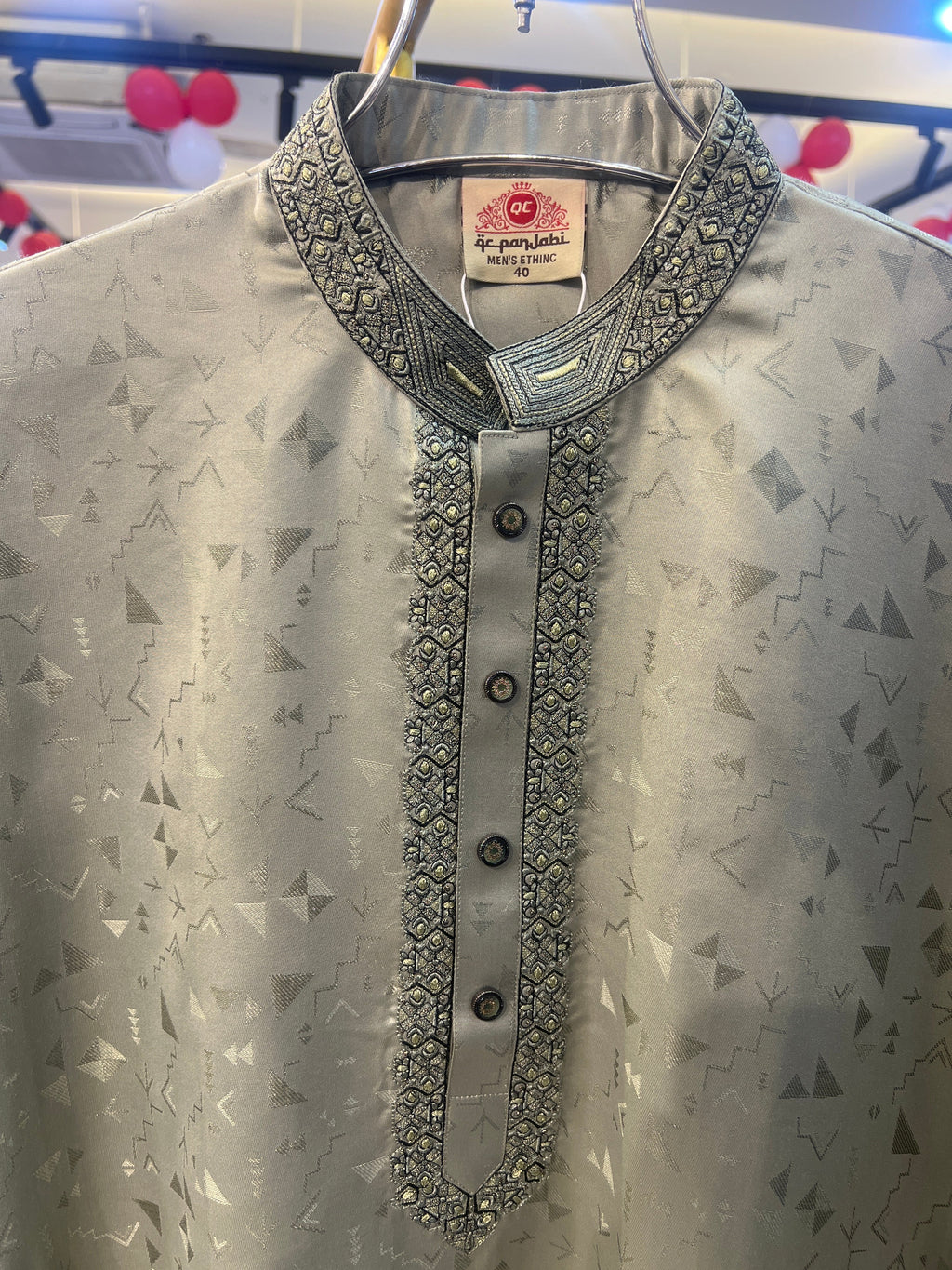 Luxury embroidery Panjabi with premium finish 513
