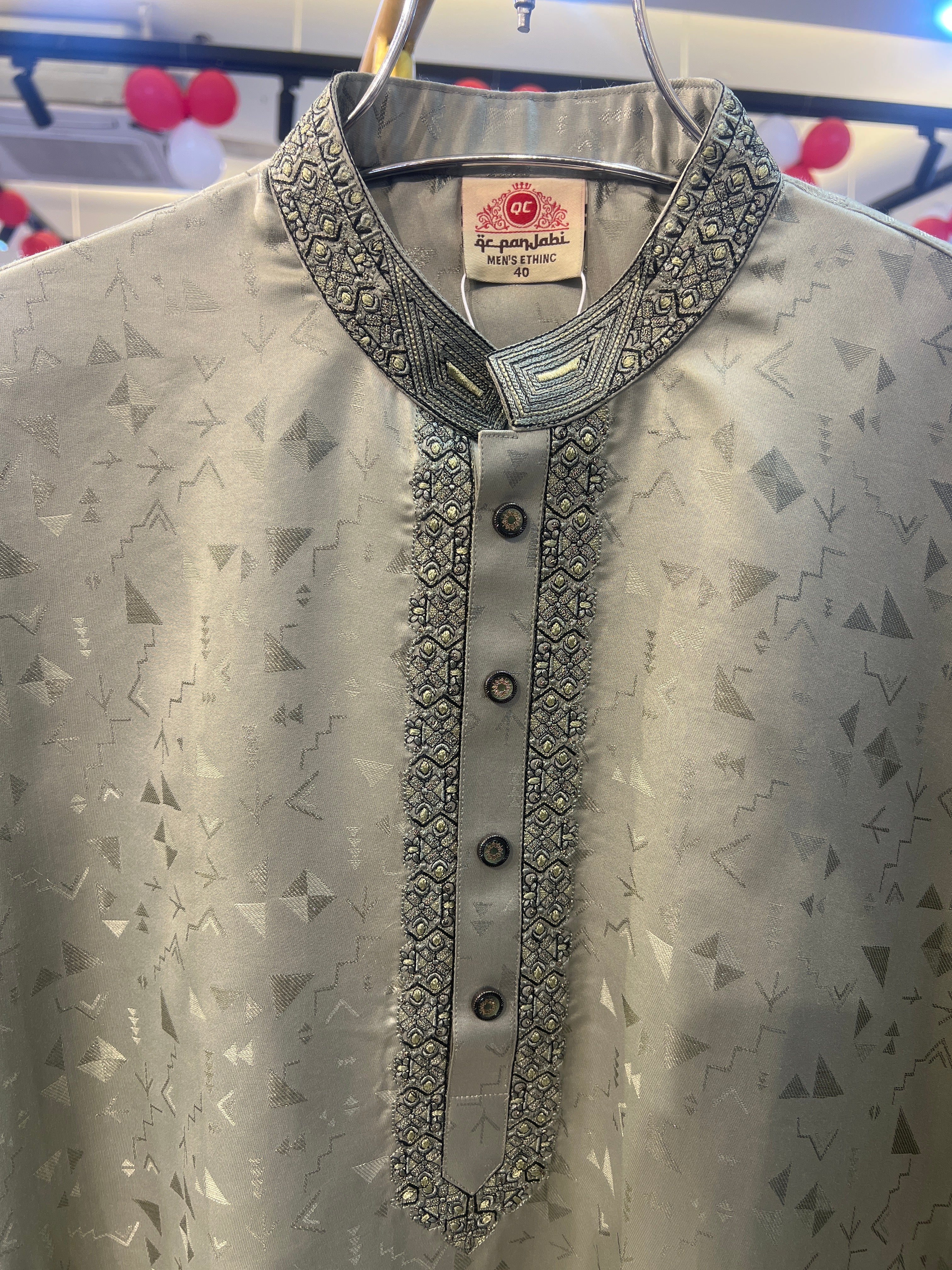 Luxury embroidery Panjabi with premium finish 513