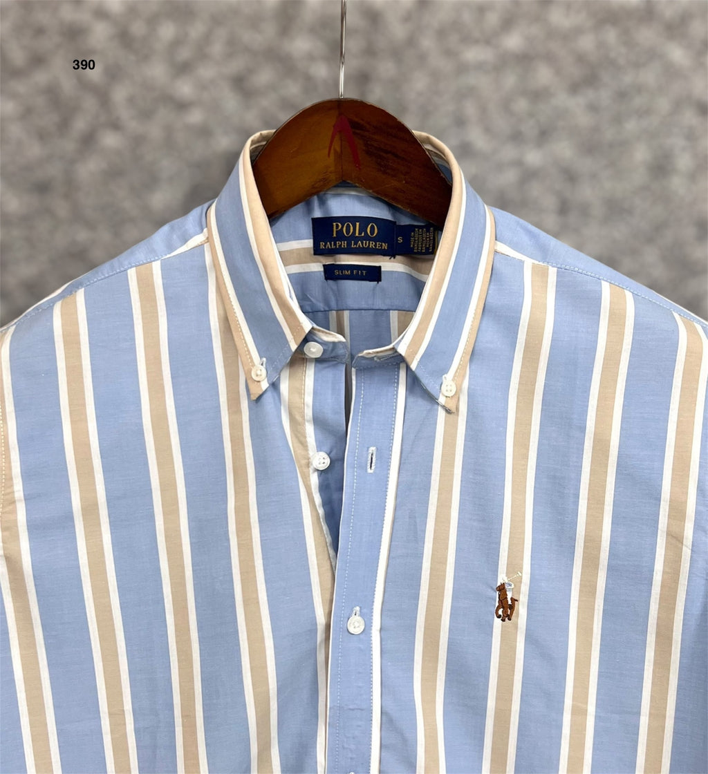 Premium Stripe Full Sleeve Shirt RLST | Stripe Shirt | Shirtology Bangladesh